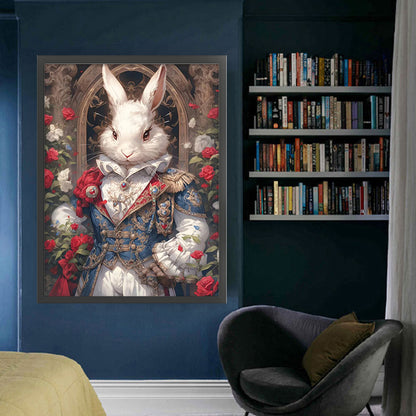 Alice Rabbit - 11CT Stamped Cross Stitch 50*65CM