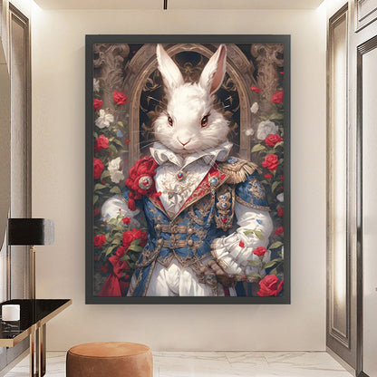 Alice Rabbit - 11CT Stamped Cross Stitch 50*65CM