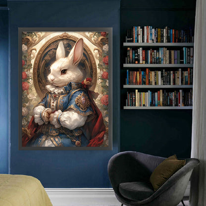 Alice Rabbit - 11CT Stamped Cross Stitch 50*65CM