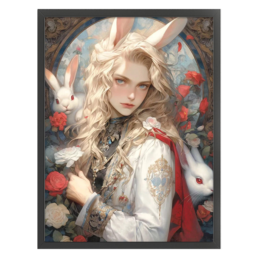 Alice Element Bunny Boy - 11CT Stamped Cross Stitch 50*65CM