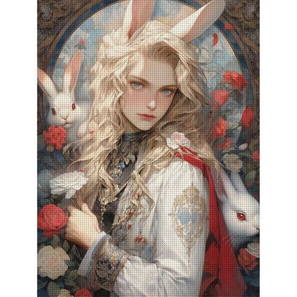 Alice Element Bunny Boy - 11CT Stamped Cross Stitch 50*65CM