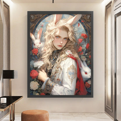 Alice Element Bunny Boy - 11CT Stamped Cross Stitch 50*65CM