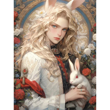 Alice Element Bunny Boy - 11CT Stamped Cross Stitch 50*65CM