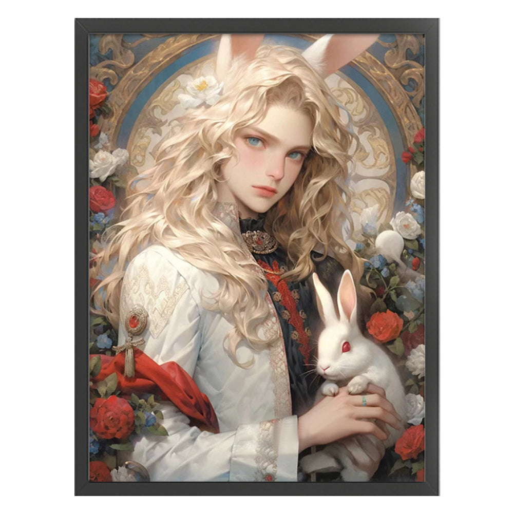 Alice Element Bunny Boy - 11CT Stamped Cross Stitch 50*65CM
