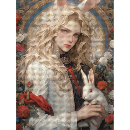 Alice Element Bunny Boy - 11CT Stamped Cross Stitch 50*65CM