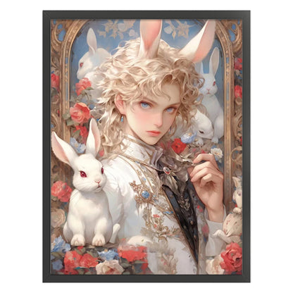 Alice Element Bunny Boy - 11CT Stamped Cross Stitch 50*65CM