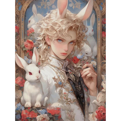 Alice Element Bunny Boy - 11CT Stamped Cross Stitch 50*65CM