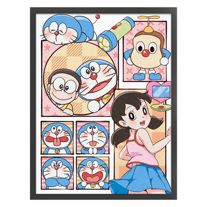Doraemon - 11CT Stamped Cross Stitch 50*65CM