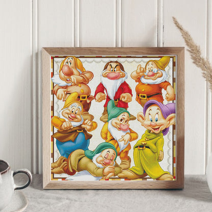 Dwarf - 11CT Stamped Cross Stitch 50*50CM