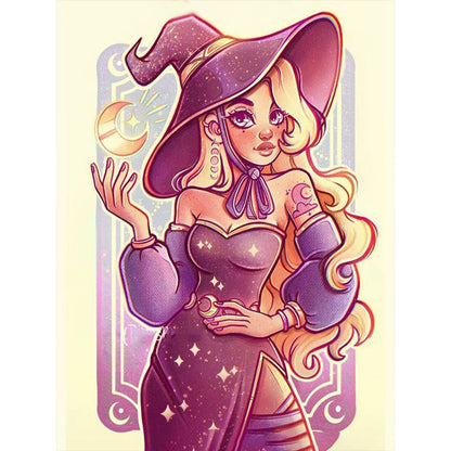 Witch - 11CT Stamped Cross Stitch 50*63CM