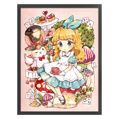 Cartoon Alice - 11CT Stamped Cross Stitch 50*65CM