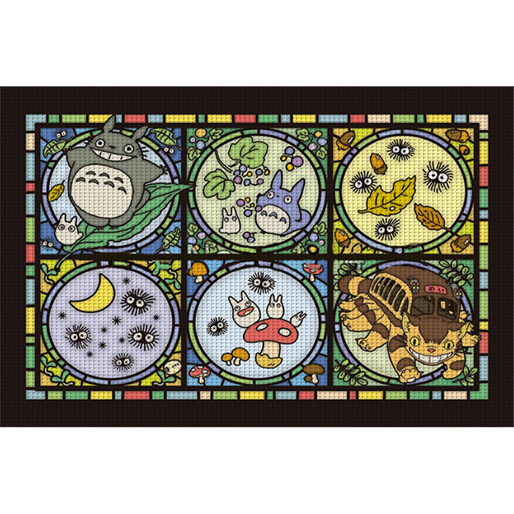 Totoro And Friends - 11CT Stamped Cross Stitch 60*40CM