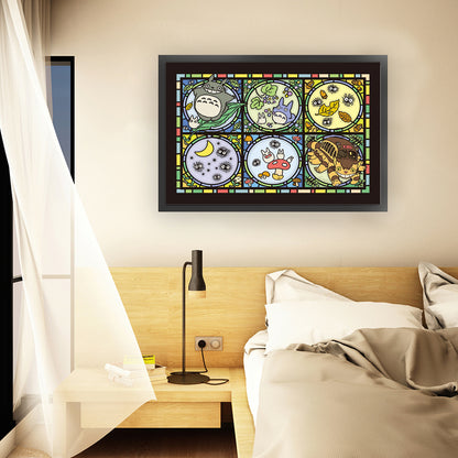 Totoro And Friends - 11CT Stamped Cross Stitch 60*40CM