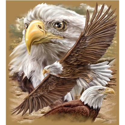 Bald Eagle - 11CT Stamped Cross Stitch 40*45CM