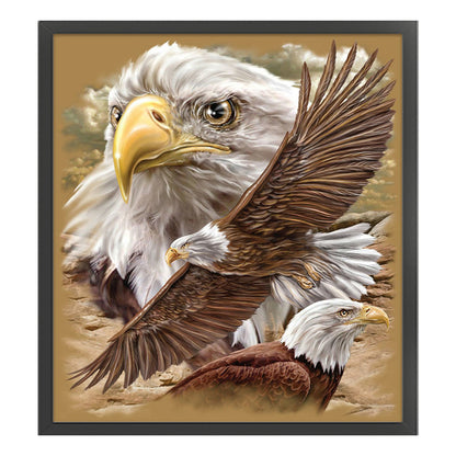 Bald Eagle - 11CT Stamped Cross Stitch 40*45CM