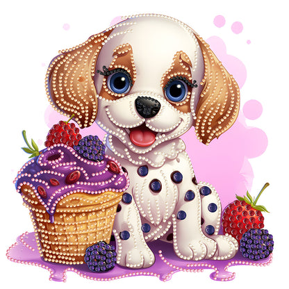 Puppy - Special Shaped Drill Diamond Painting 30*30CM