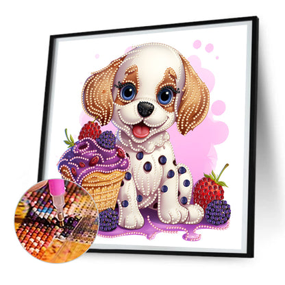 Puppy - Special Shaped Drill Diamond Painting 30*30CM