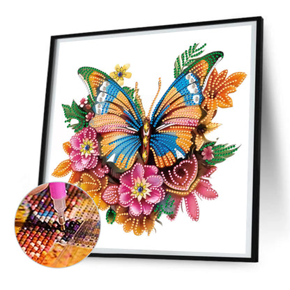 Butterfly - Special Shaped Drill Diamond Painting 30*30CM