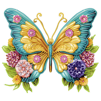 Butterfly - Special Shaped Drill Diamond Painting 30*30CM