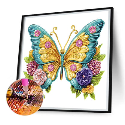 Butterfly - Special Shaped Drill Diamond Painting 30*30CM