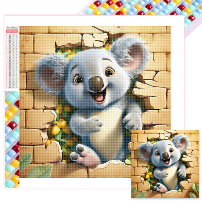 Animals That Break The Wall - Full Square Drill Diamond Painting 30*30CM