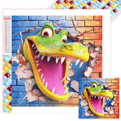 Animals That Break The Wall - Full Square Drill Diamond Painting 30*30CM