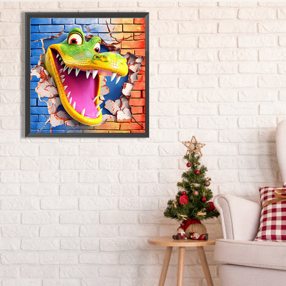 Animals That Break The Wall - Full Square Drill Diamond Painting 30*30CM