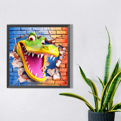 Animals That Break The Wall - Full Square Drill Diamond Painting 30*30CM