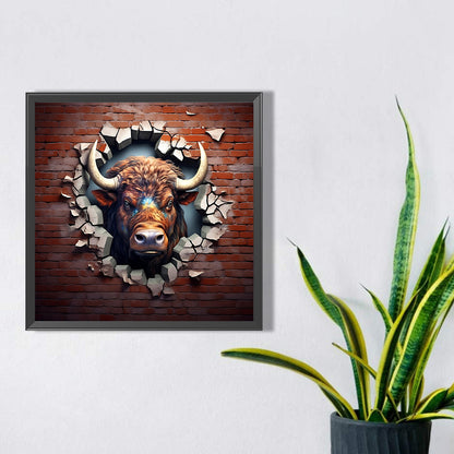 Animals That Break The Wall - Full Square Drill Diamond Painting 30*30CM