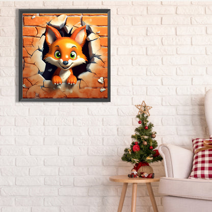 Animals That Break The Wall - Full Square Drill Diamond Painting 30*30CM