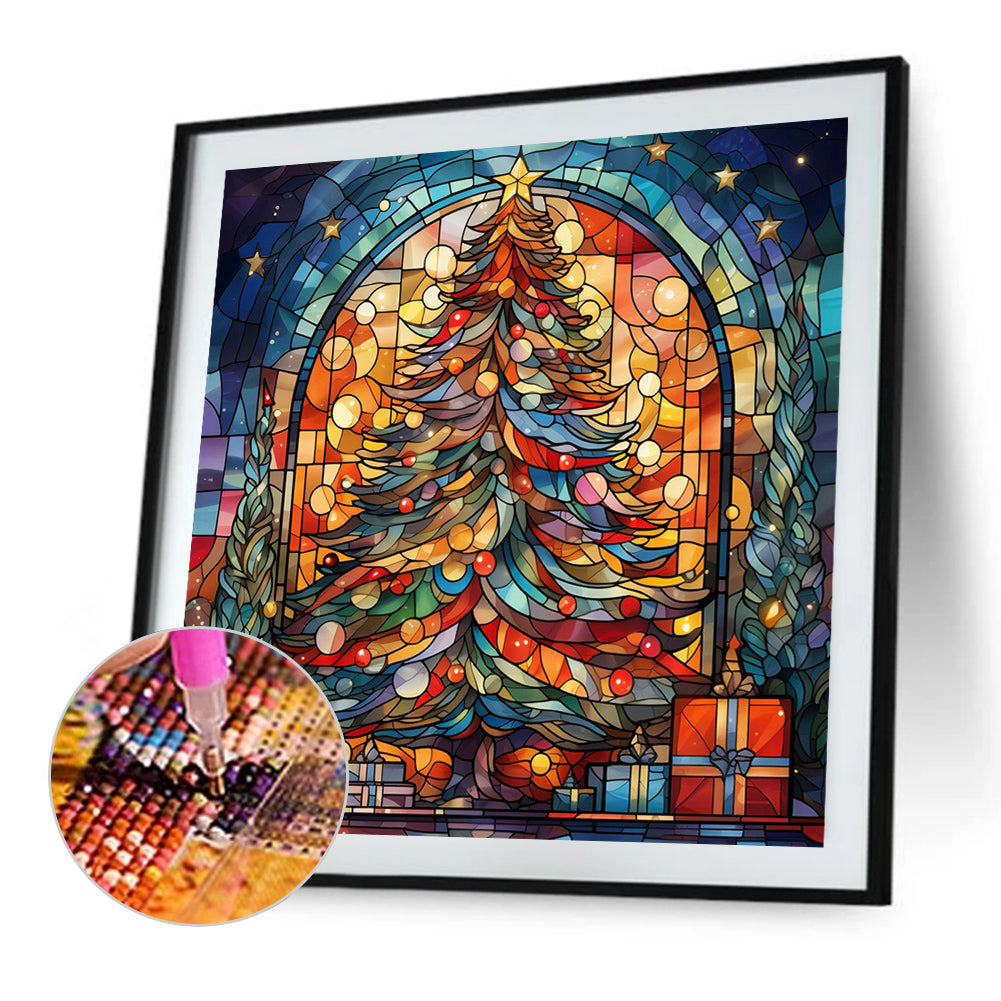 Christmas Tree - Full Square Drill Diamond Painting 40*40CM