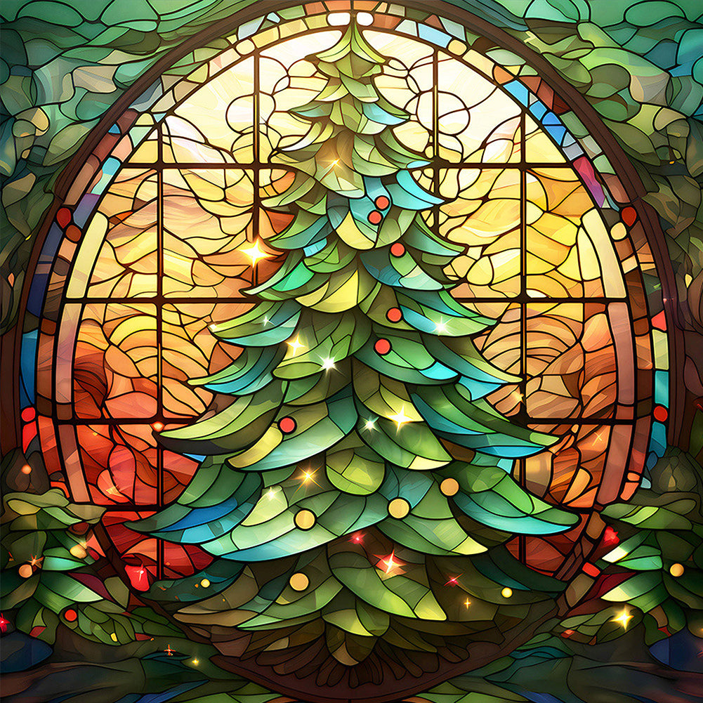 Christmas Tree - Full Square Drill Diamond Painting 40*40CM