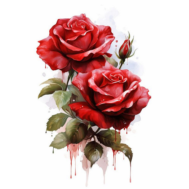 Bouquet - Full Square Drill Diamond Painting 30*40CM