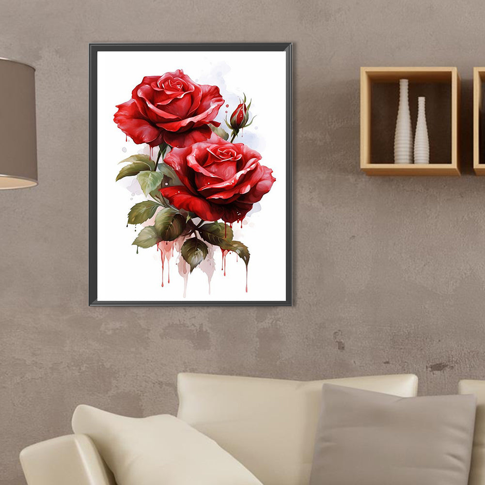 Bouquet - Full Square Drill Diamond Painting 30*40CM