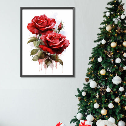 Bouquet - Full Square Drill Diamond Painting 30*40CM