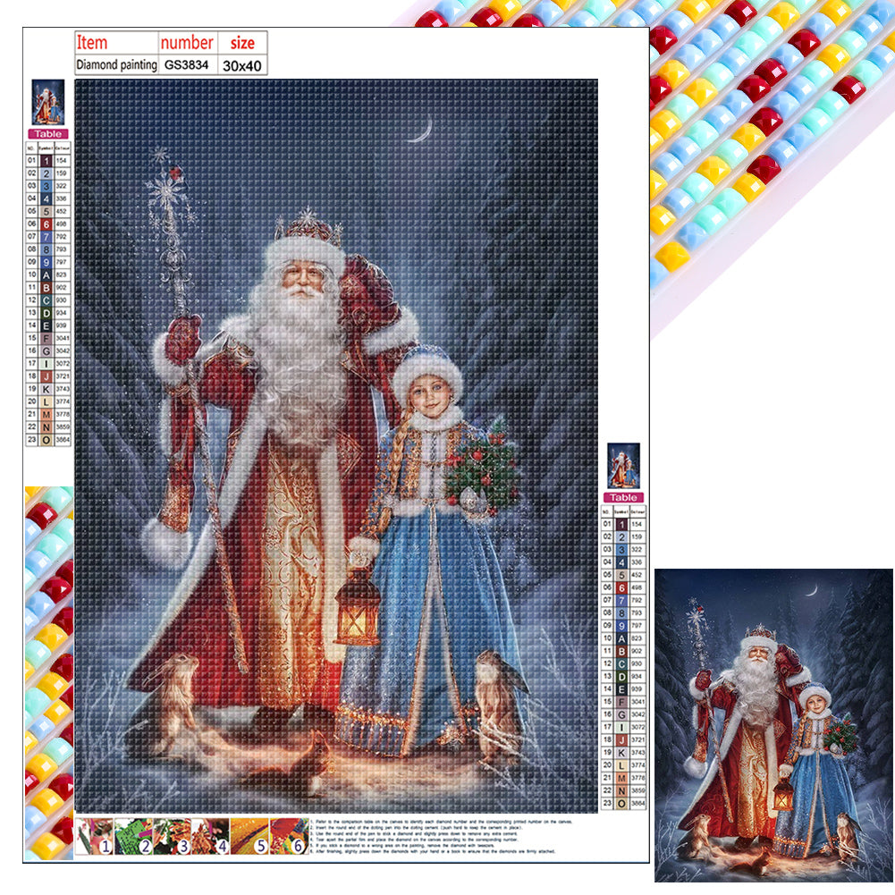 Santa Claus - Full Square Drill Diamond Painting 30*40CM