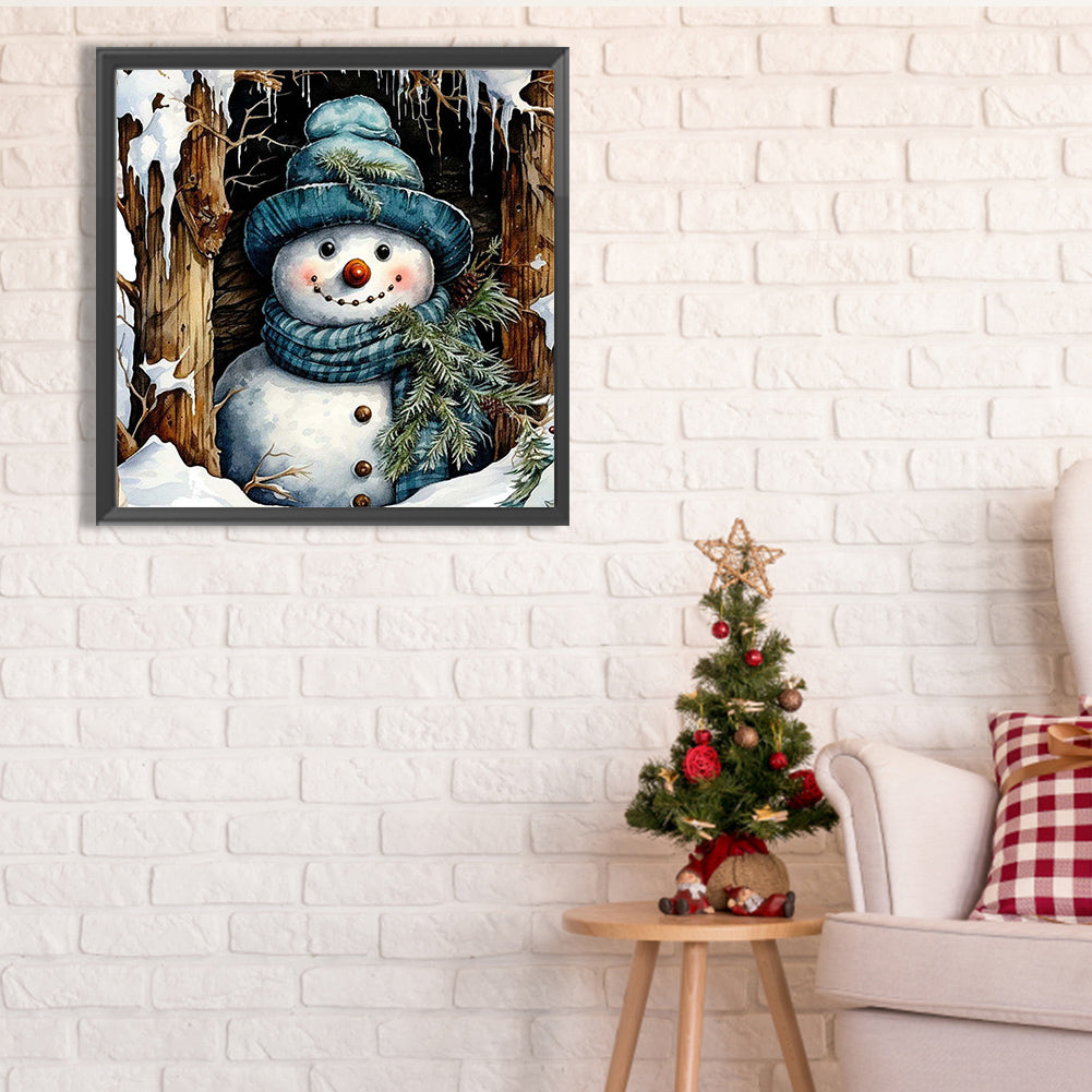 Snowman - Full Square Drill Diamond Painting 40*40CM