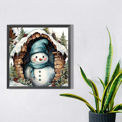 Snowman - Full Square Drill Diamond Painting 40*40CM