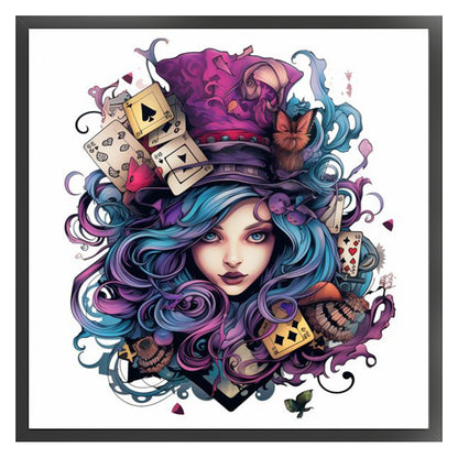 Magician - 11CT Stamped Cross Stitch 50*50CM