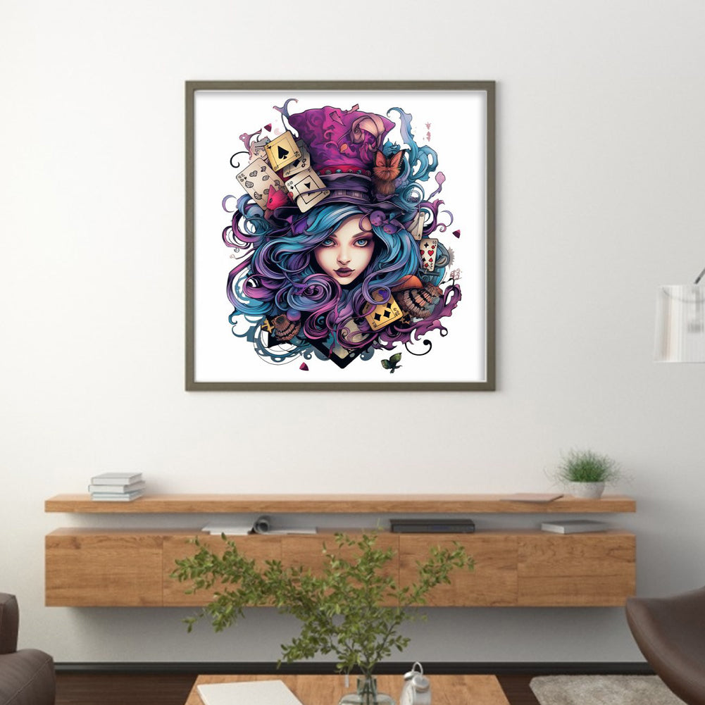 Magician - 11CT Stamped Cross Stitch 50*50CM