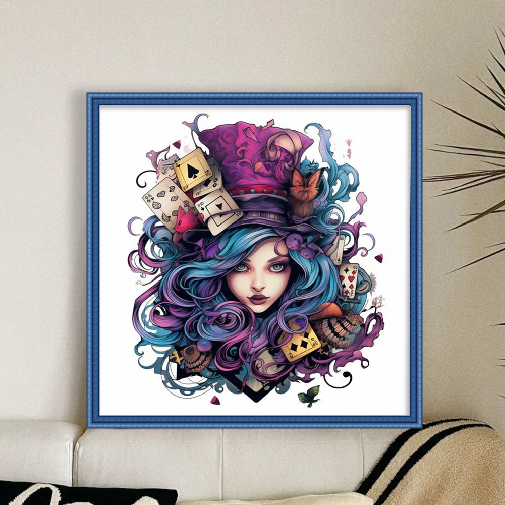 Magician - 11CT Stamped Cross Stitch 50*50CM