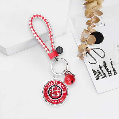 Double Sided Rhinestone Painting Keychain Pendant for Adult (Chatham Town F.C.)