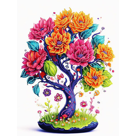 Money Tree - Special Shaped Drill Diamond Painting 30*40CM