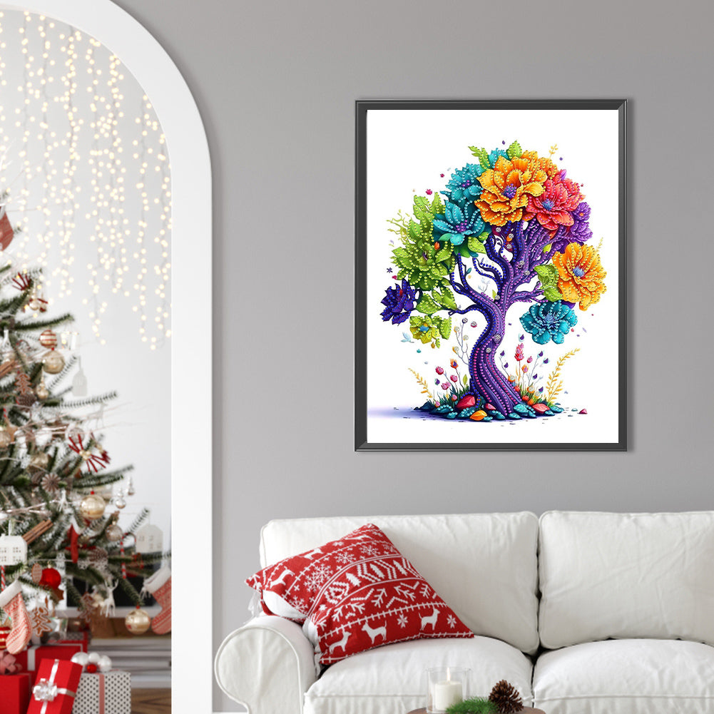 Money Tree - Special Shaped Drill Diamond Painting 30*40CM