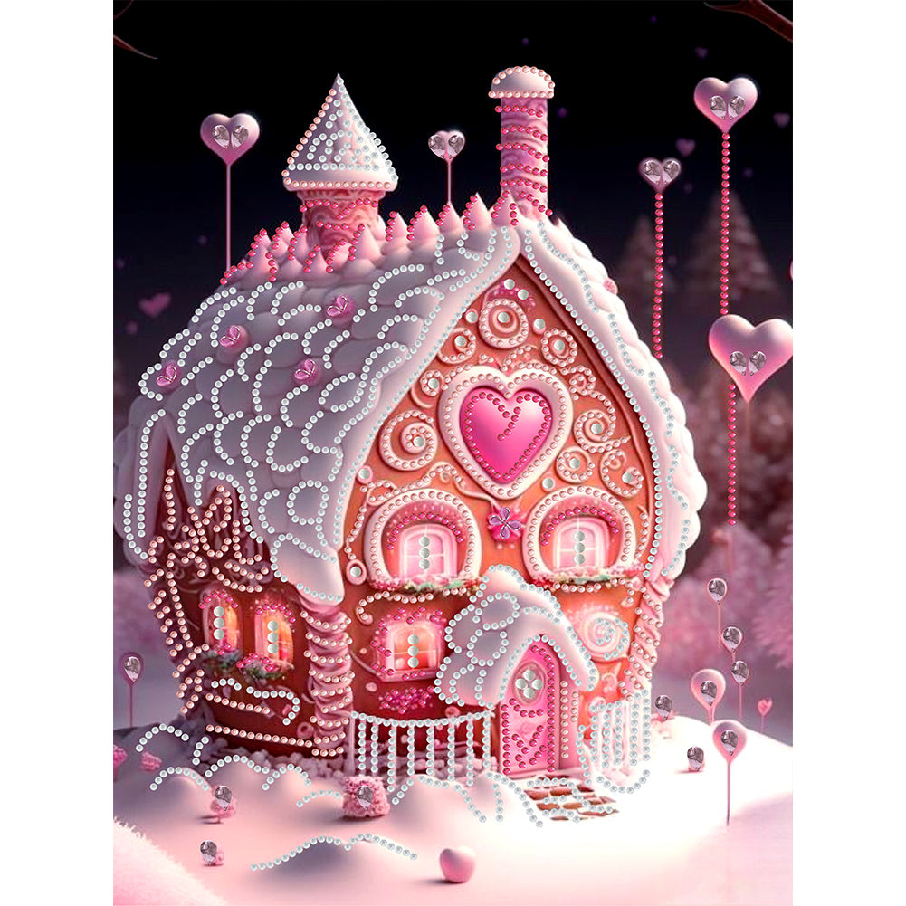 Candy House - Special Shaped Drill Diamond Painting 30*40CM