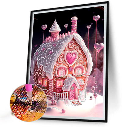 Candy House - Special Shaped Drill Diamond Painting 30*40CM