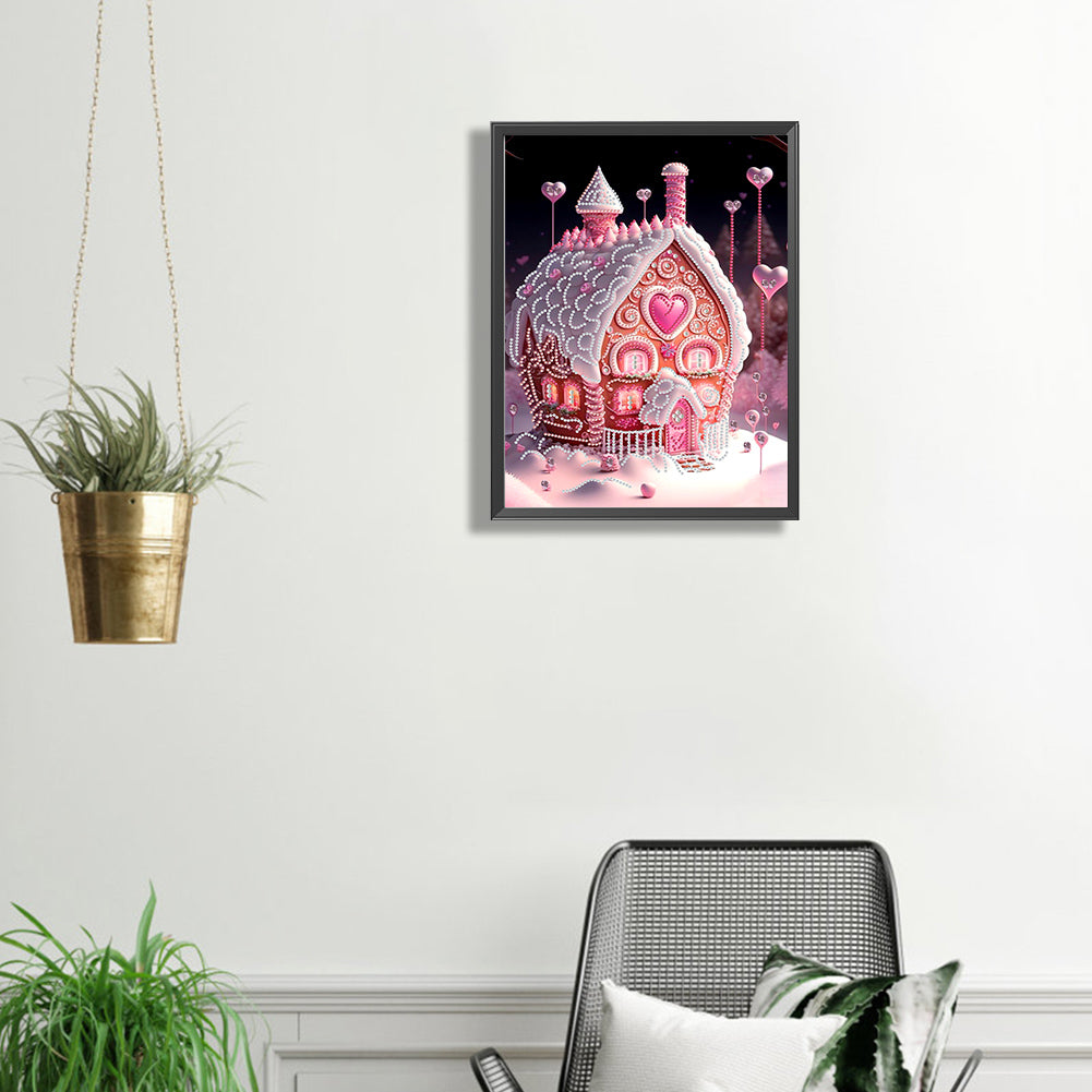 Candy House - Special Shaped Drill Diamond Painting 30*40CM