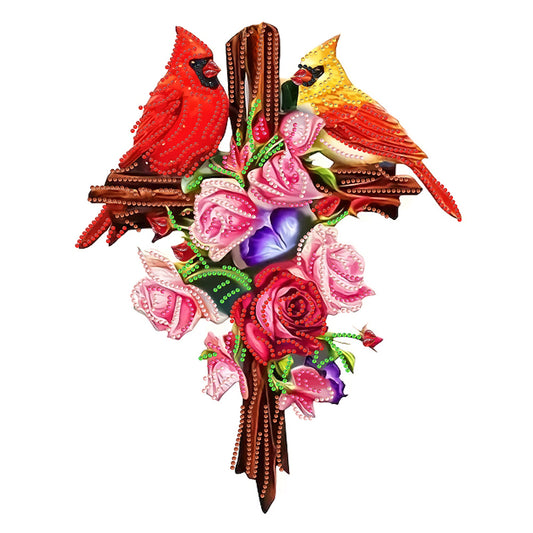 Cardinal - Special Shaped Drill Diamond Painting 30*40CM