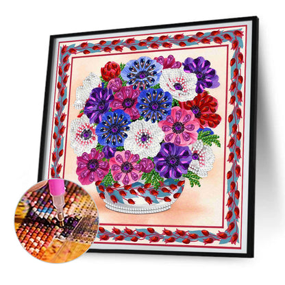 Bouquet - Special Shaped Drill Diamond Painting 30*30CM