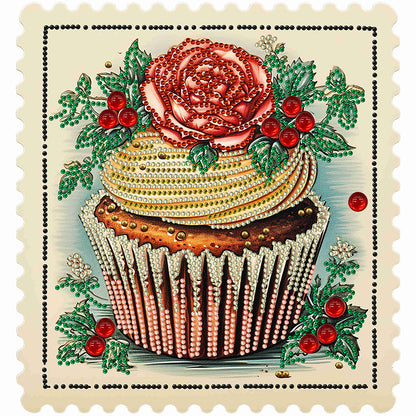 Cup Cake - Special Shaped Drill Diamond Painting 30*30CM